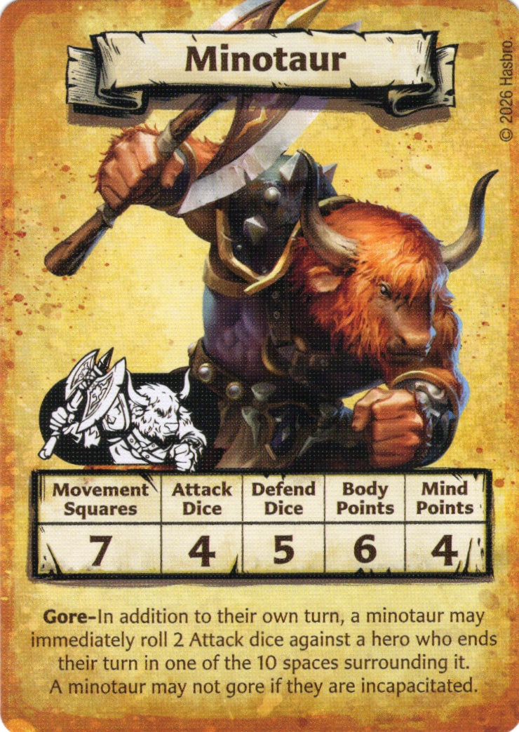 HeroQuest Cards - Enemy