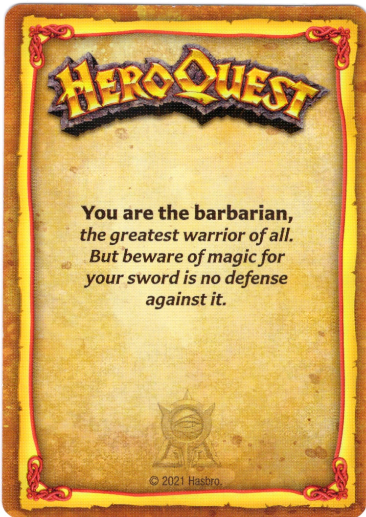 HeroQuest Cards